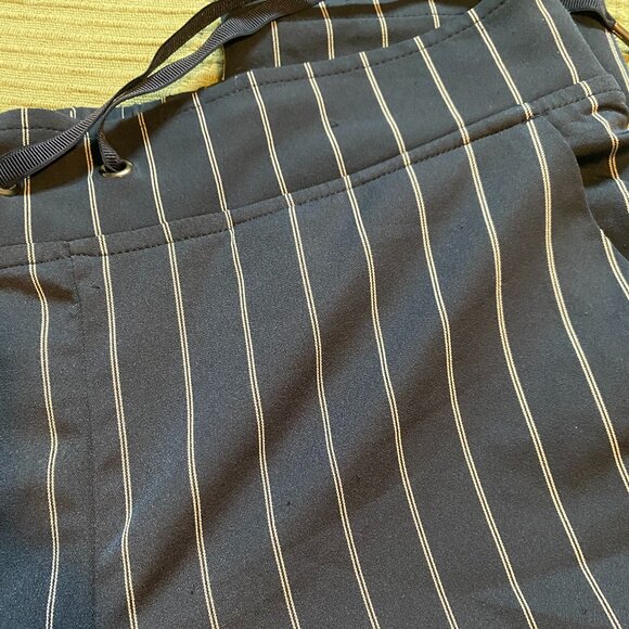 Athleta Midtown Ankle Pant Blue Stripe Size 10 - Picture 2 of 5